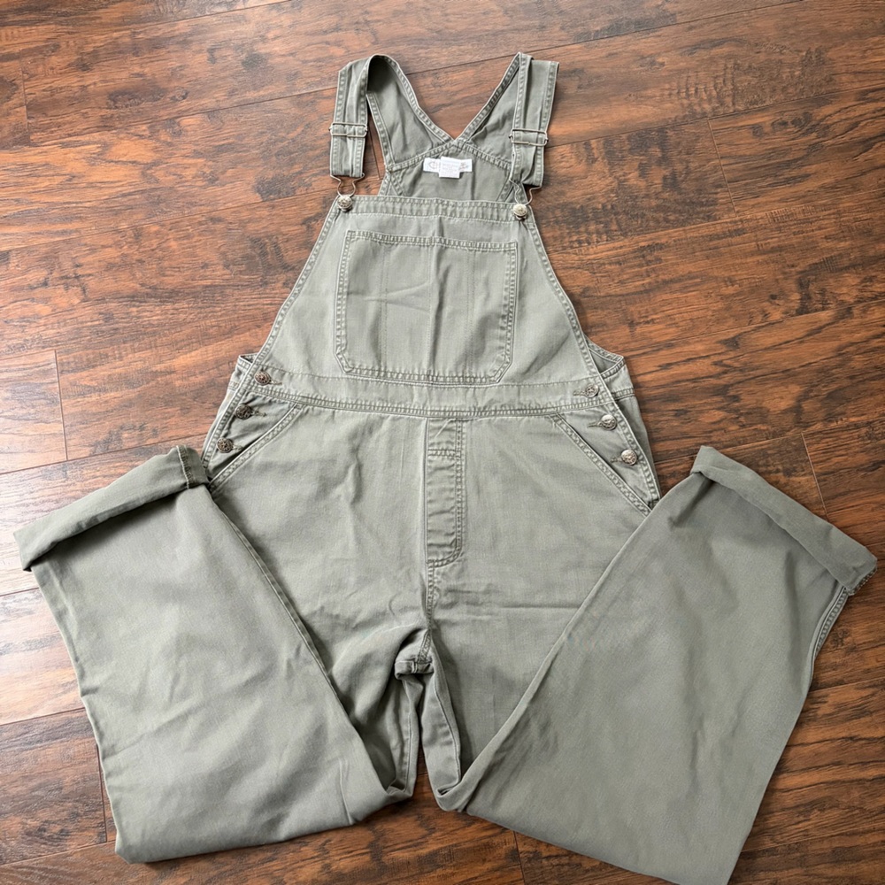 Vintage Cherokee Y2K Cotton Straight Leg Granola Overalls - Picture 2 of 14